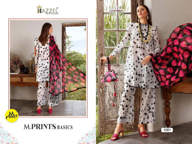 M Prints Basics By Hazzel Cotton Pakistani Suits Catalog